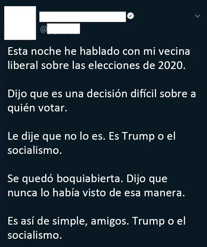 Se quedó boquiabierta