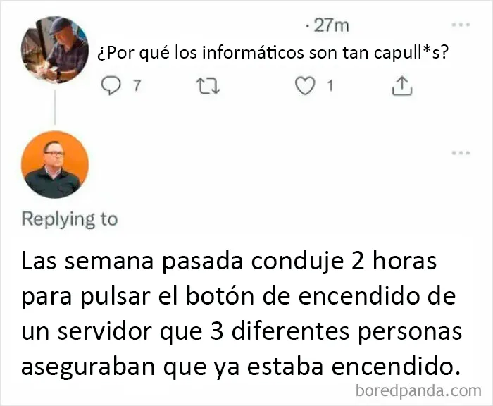 Juraría que estaba encendido