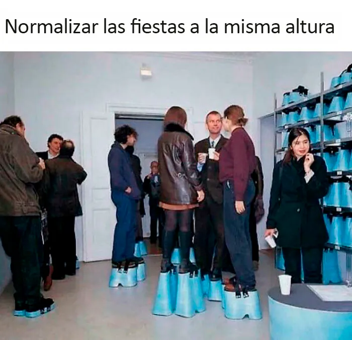 Fiestas a 'la misma altura'