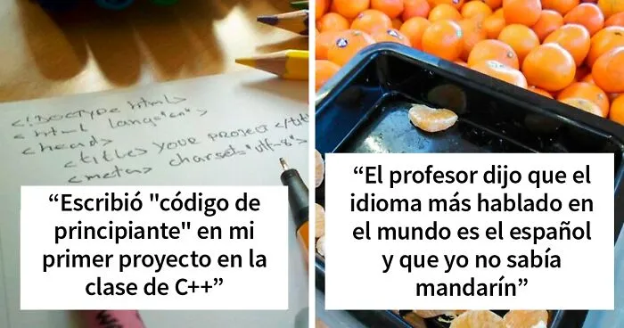 "¿En qué momento te diste cuenta de que tu profesor era idiota?":20 personas responden