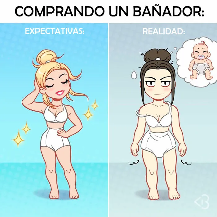 10 Cómics sobre los problemas diarios femeninos, por Cassey Ho, bloguera de fitness