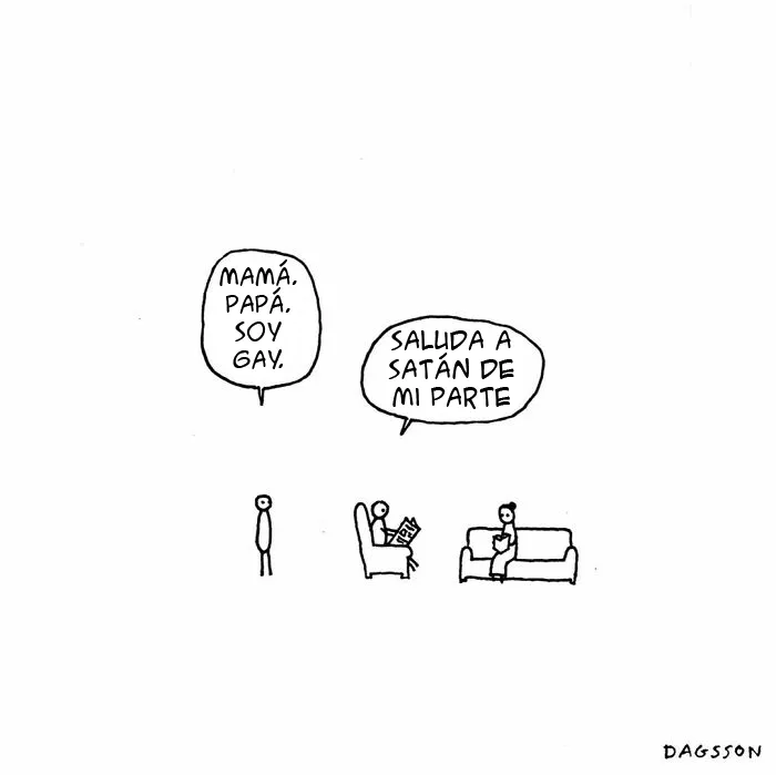 Este dibujante islandés muestra su sombrío sentido del humor en estos 10 cómics (nuevas imágenes)