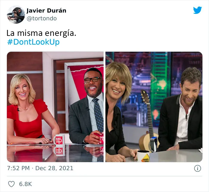 20 Divertidas reacciones a la nueva película de Netflix "No Mires Arriba"