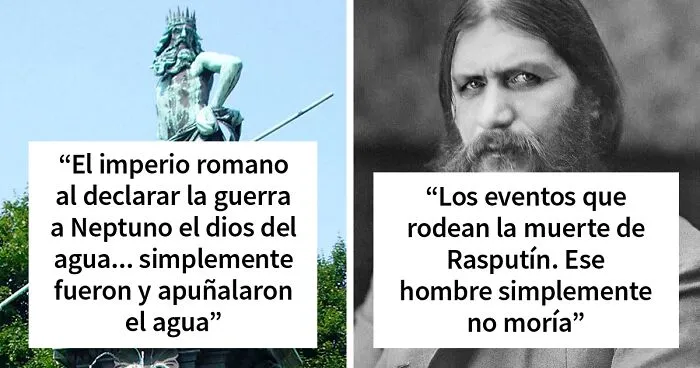 Estos son 20 de los hechos más ridículos de la historia, compartidos en este hilo online