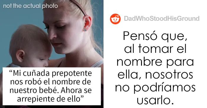 Esta cuñada robó el nombre de un bebé por rencor y se arrepintió tras ver la reacción de los padres