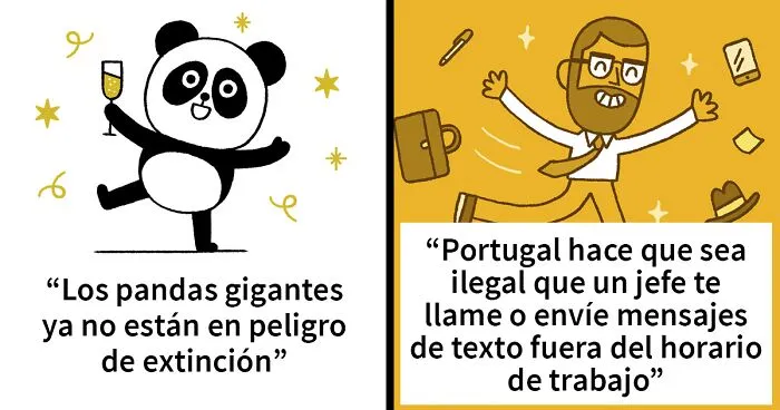 Me cansé de todas las malas noticias, así que he ilustrado 20 de las mejores noticias de 2021