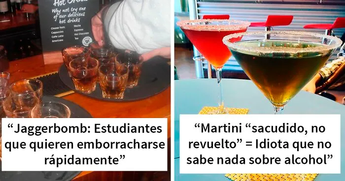 Estos barmans revelan entre risas lo que 20 bebidas dicen de ti como persona