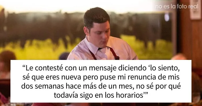 Esta empleada deja su trabajo, pero semanas después una nueva gerente intenta "despedirla" y es degradada