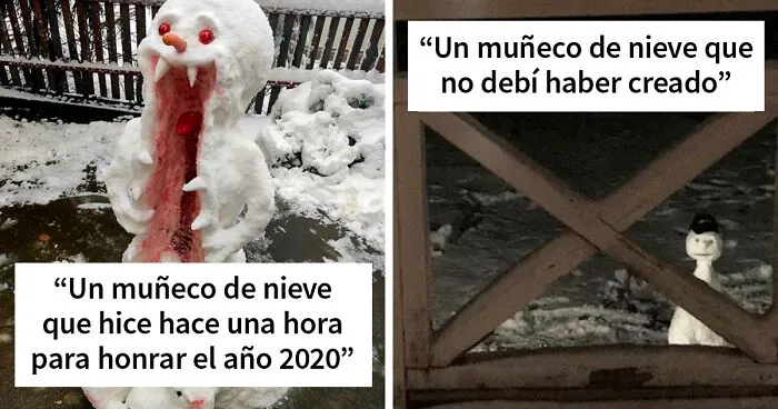 40 de los mejores diseños de muñecos de nieve