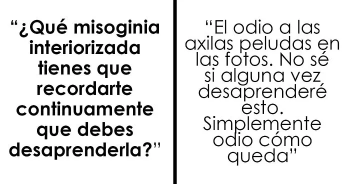30 Señales de que tienes la misoginia interiorizada, compartidas en un hilo online
