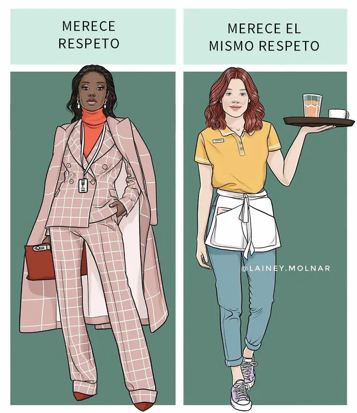 10 Cómics llenos de observaciones sobre la sociedad, dibujados por esta mujer moderna e independiente