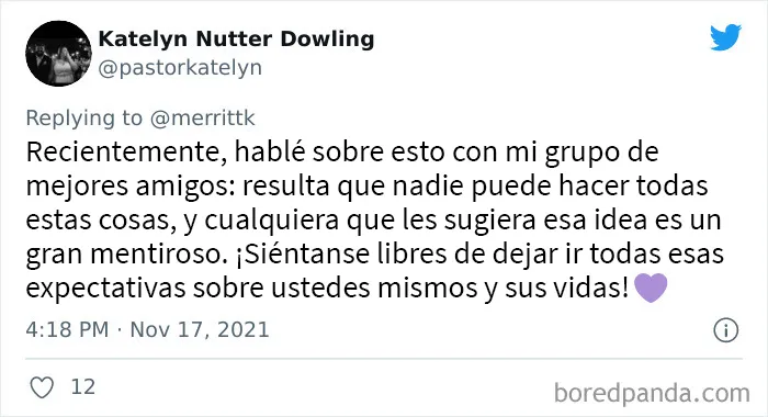 "¿Cómo consigue la gente tener tiempo para vivir trabajando a tiempo completo?": 18 Respuestas de tuiteros