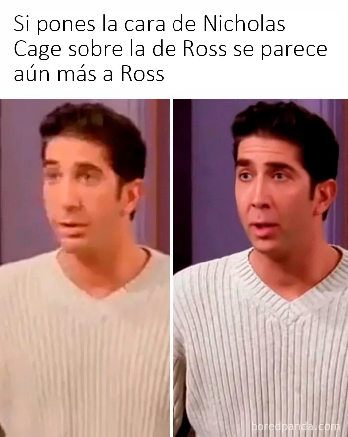 Gracias, odio la cara de Nicholas Cage en Ross