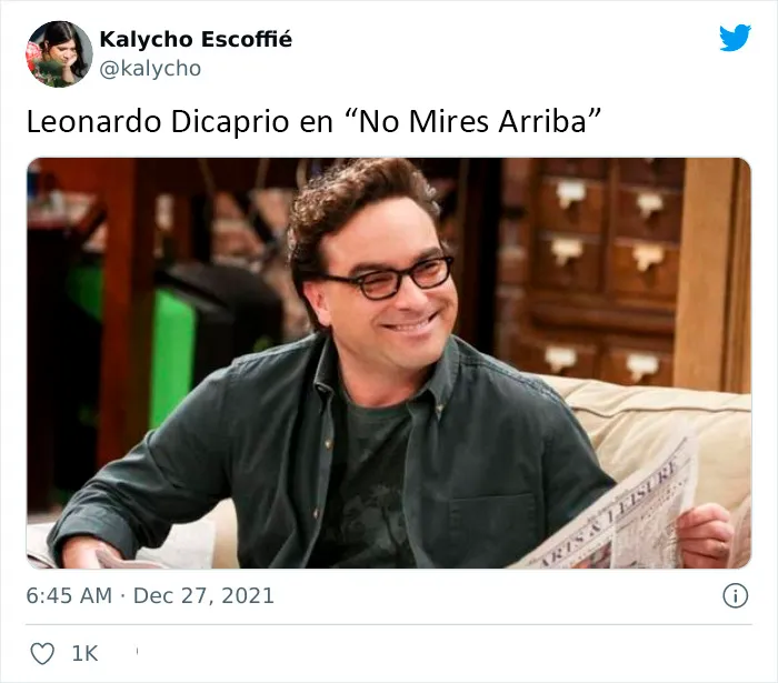 20 Divertidas reacciones a la nueva película de Netflix "No Mires Arriba"