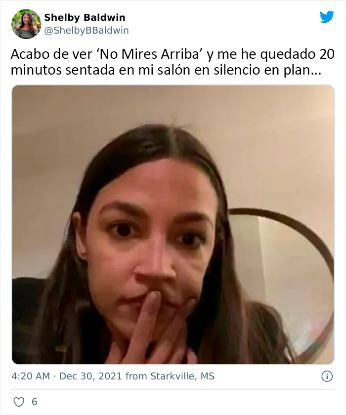 20 Divertidas reacciones a la nueva película de Netflix "No Mires Arriba"