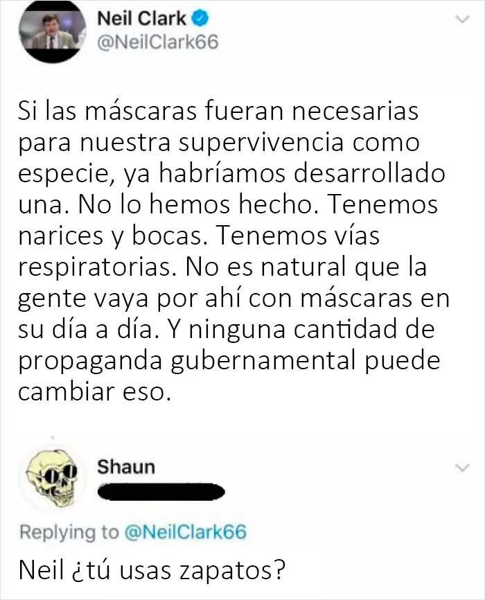 Los zapatos no son necesario para nuestra supervivencia