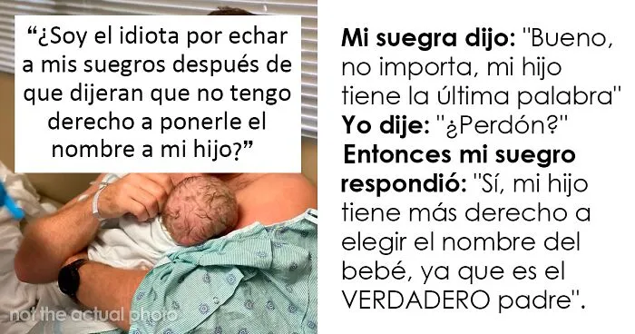 Estos suegros afirman que su hijo tiene más derecho a ponerle nombre al futuro bebé "porque es el verdadero padre"