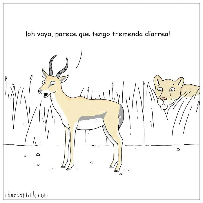 Este artista muestra lo que dirían los animales si pudieran hablar (10 Nuevos cómics)