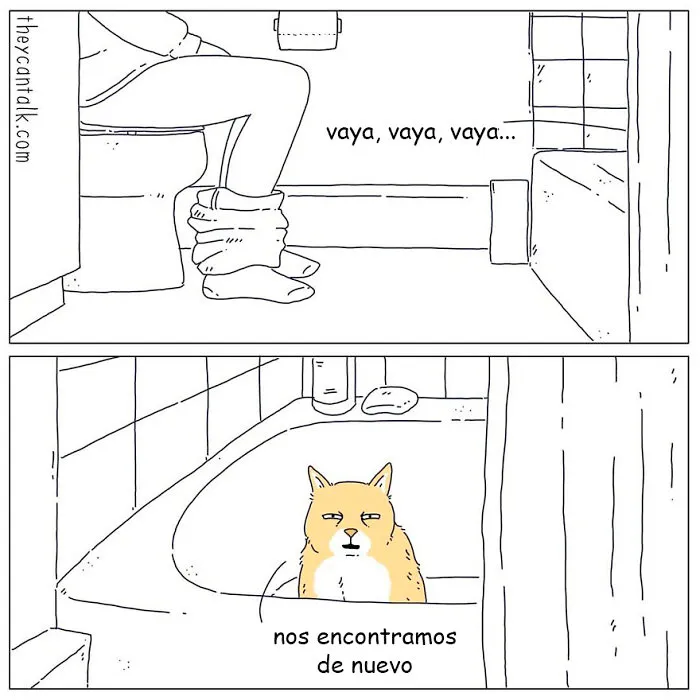 Este artista muestra lo que dirían los animales si pudieran hablar (10 Nuevos cómics)