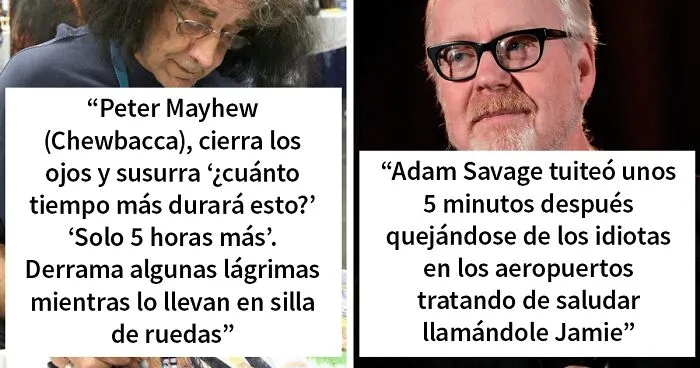 20 Encuentros tristes o decepcionantes con celebridades, compartidos en este hilo online