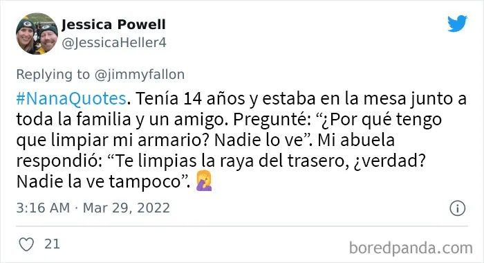 Jimmy Fallon pidió a la gente que compartiera lo más raro y divertido que dijeron sus abuelas, aquí tienes 20 respuestas