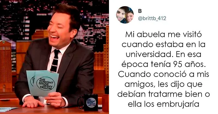 Jimmy Fallon pidió a la gente que compartiera lo más raro y divertido que dijeron sus abuelas, aquí tienes 20 respuestas