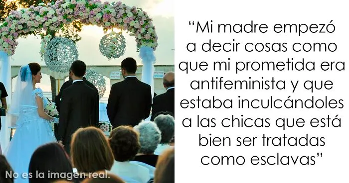 Esta novia eligió un vestido que no le gusta a su suegra, ella le compra otro y su hijo se enfada