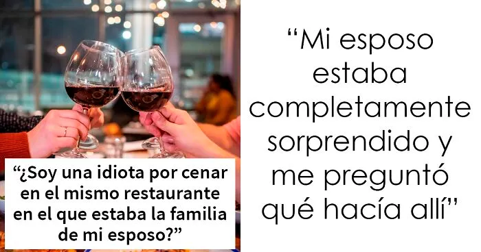 A esta mujer casi nunca la invitan a las cenas de la familia de su marido, así que se coló en una y no les hizo gracia