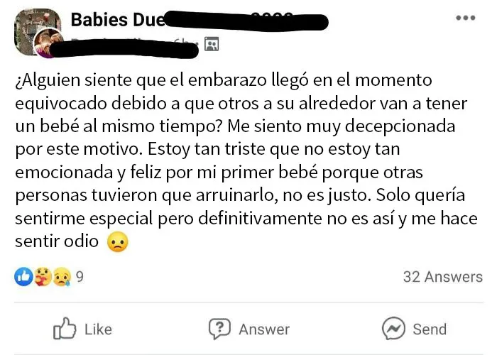 Mis amigas también están embarazadas y no me siento especial. Cómo se atreven a arruinar mi experiencia