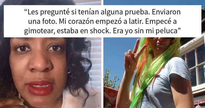 El colegio informó a esta madre que había un "hombre desconocido" recogiendo a su hija, sin darse cuenta de que era ella misma sin peluca