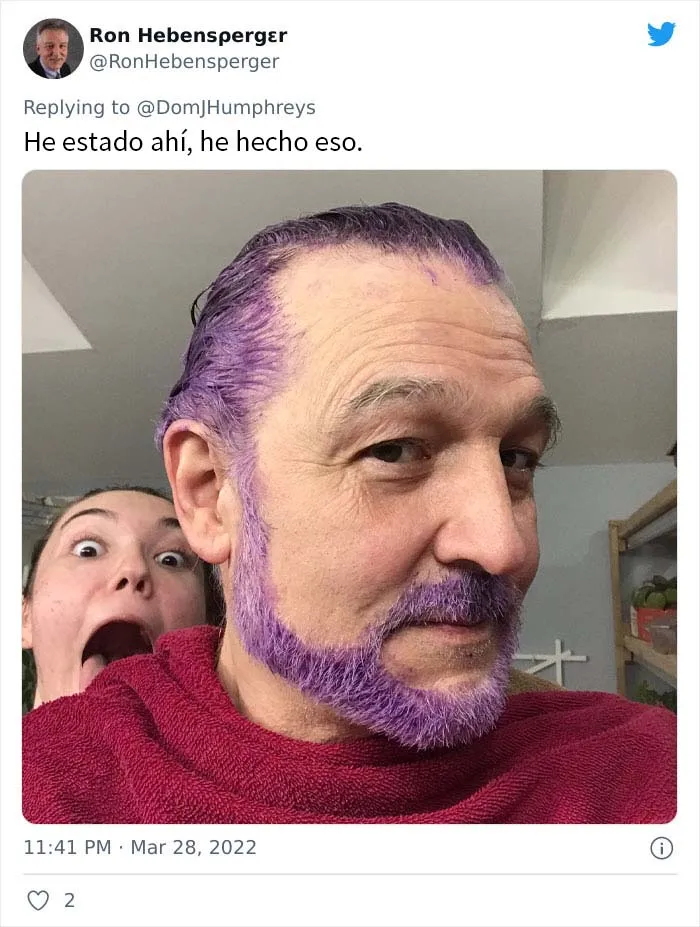 20 Padres usados por sus hijas para hacer experimentos de maquillaje, tan divertidos como reconfortantes