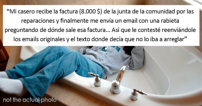 Este casero se negó a arreglar una fuga y acabó recibiendo una factura de 8.000$ por la reparación de los daños en más viviendas