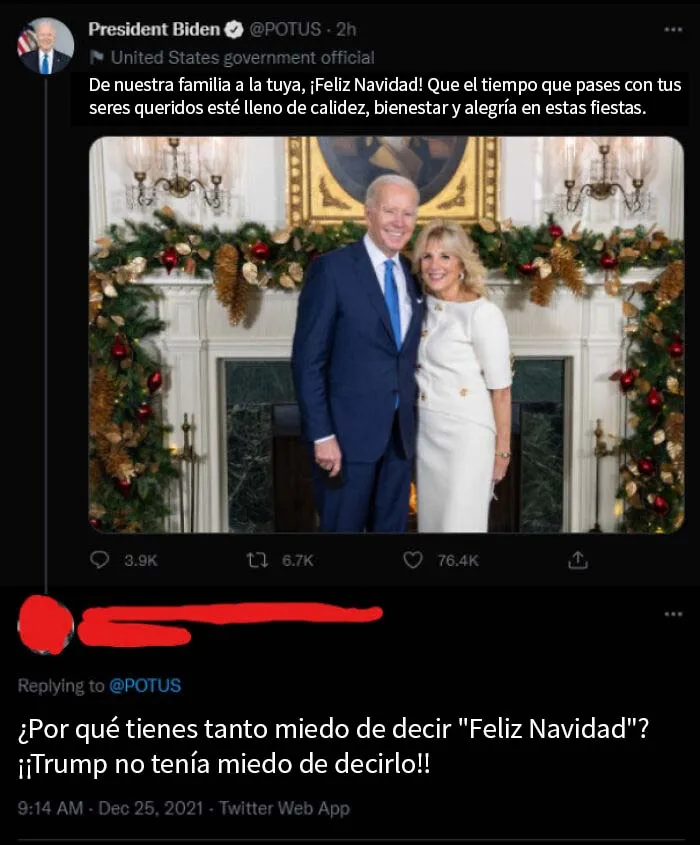 ¿Por qué no dices Feliz Navidad?