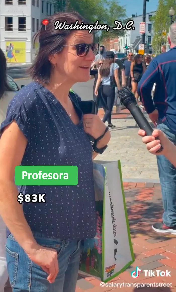"La calle de la transparencia salarial": Estas personas revelan lo que cobran por el trabajo que hacen