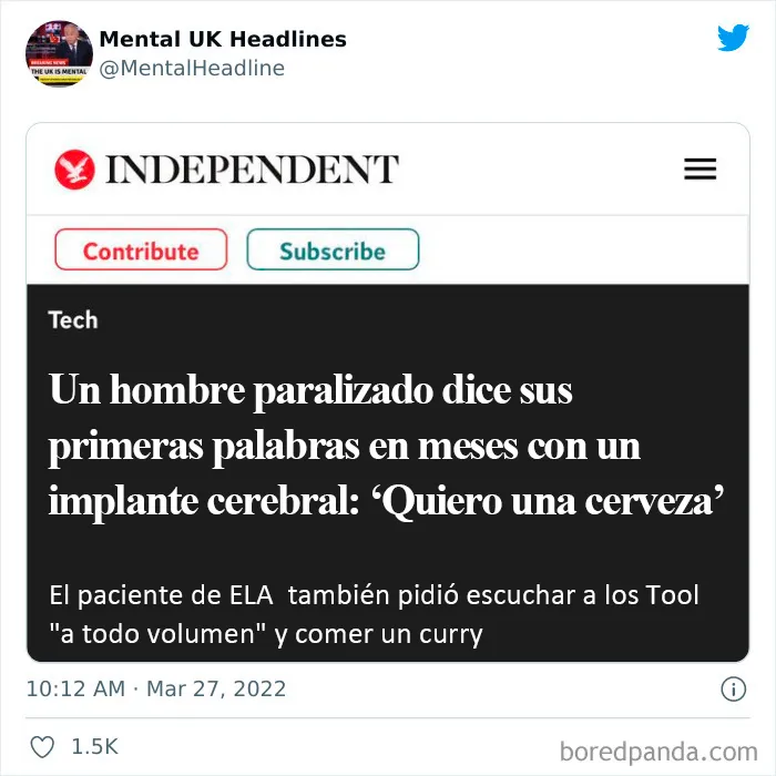 20 "Locos titulares del Reino Unido" que son 100% británicos