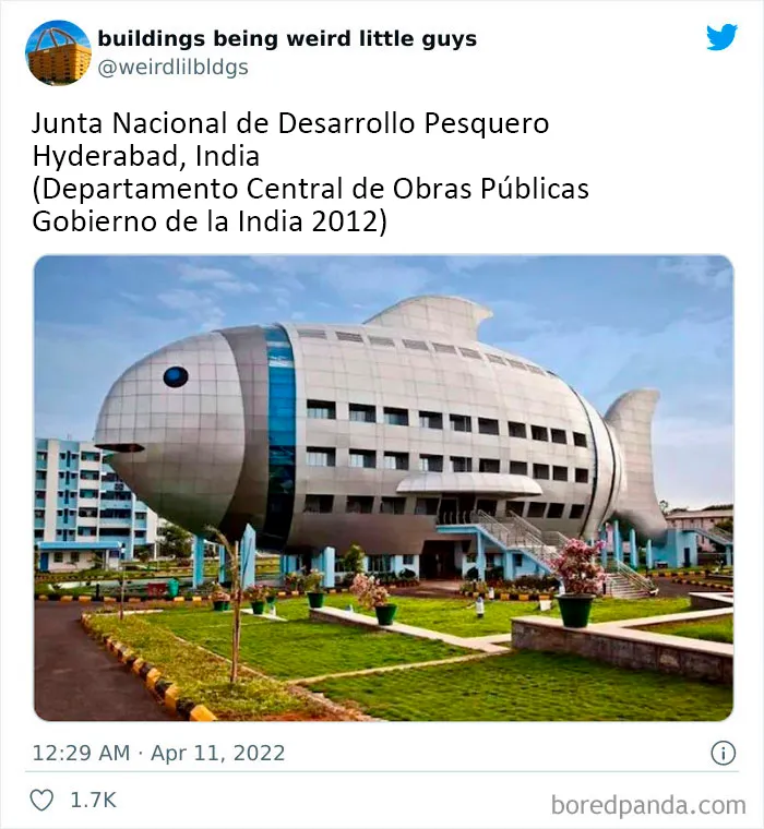 20 Personas que vieron "edificios raros" y los compartieron en esta cuenta de Twitter