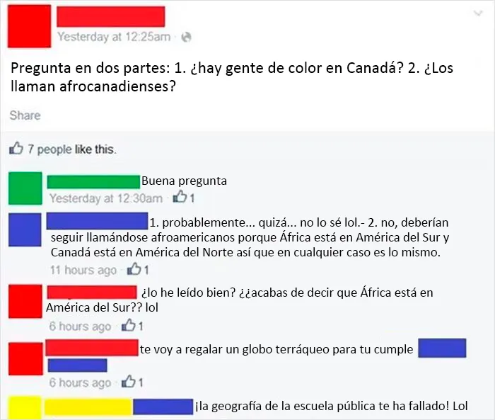 La geografía es una asignatura difícil para los africanos