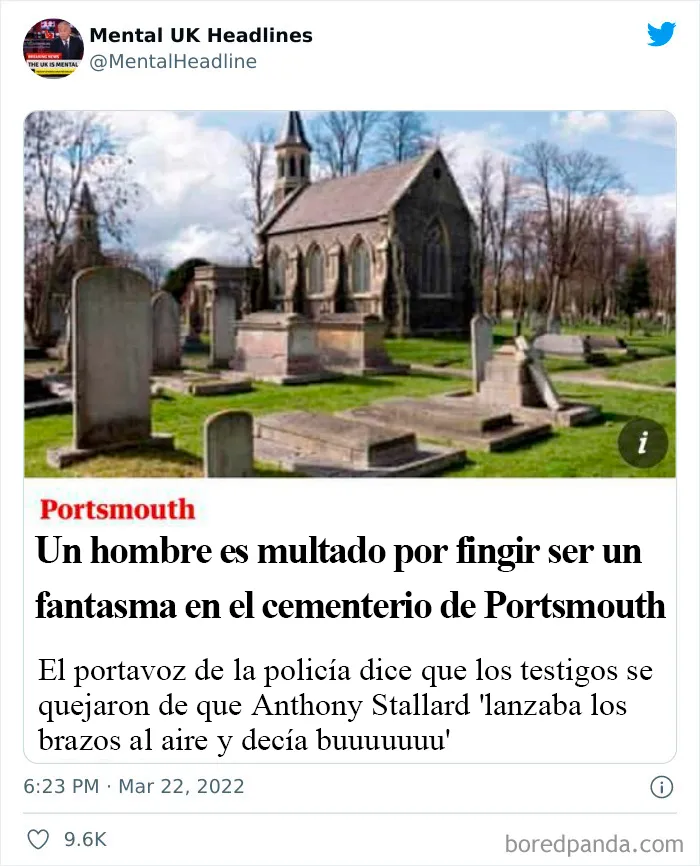 20 "Locos titulares del Reino Unido" que son 100% británicos
