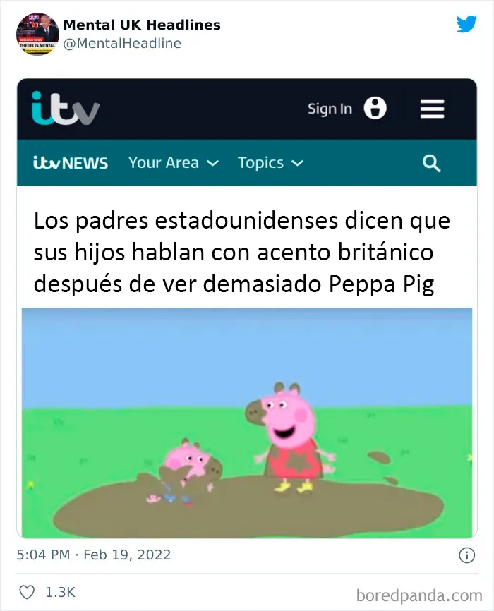 20 "Locos titulares del Reino Unido" que son 100% británicos