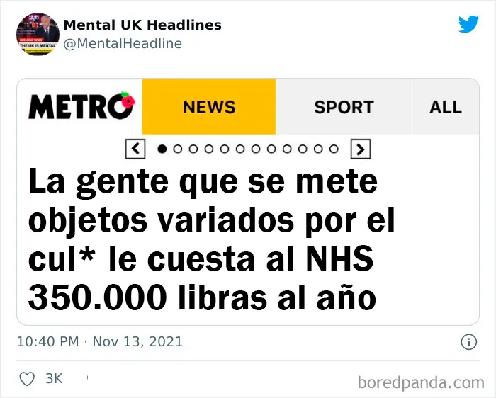 20 "Locos titulares del Reino Unido" que son 100% británicos