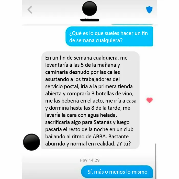 20 Capturas de pantalla de Tinder realmente divertidas