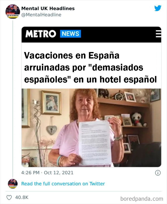 20 "Locos titulares del Reino Unido" que son 100% británicos