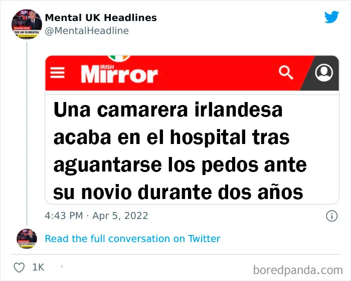 20 "Locos titulares del Reino Unido" que son 100% británicos