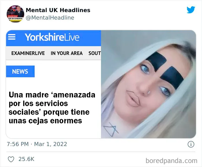 20 "Locos titulares del Reino Unido" que son 100% británicos