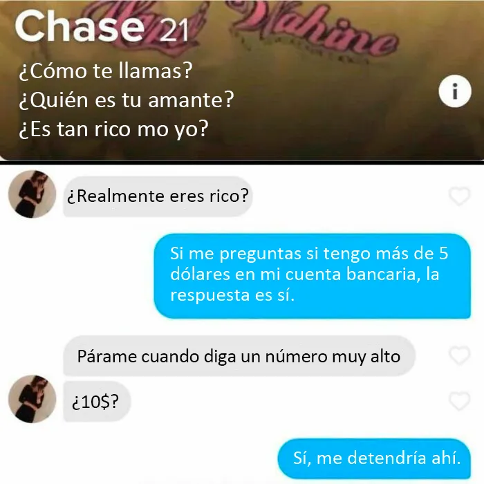 20 Capturas de pantalla de Tinder realmente divertidas