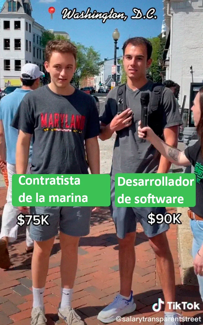 "La calle de la transparencia salarial": Estas personas revelan lo que cobran por el trabajo que hacen