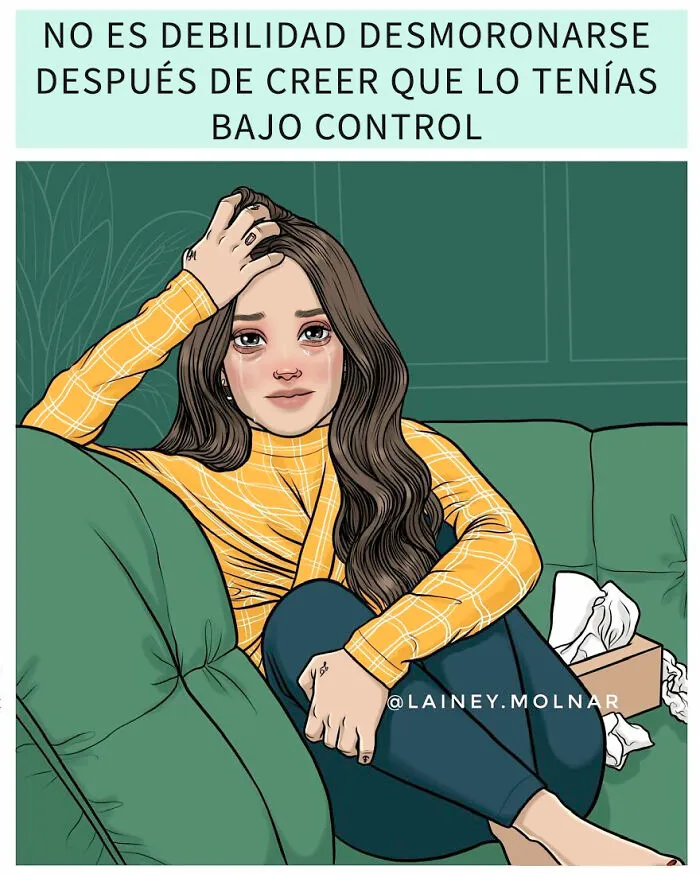 10 Nuevos cómics que ilustran la presión a la que se enfrenta la artista y otras mujeres por parte de la sociedad