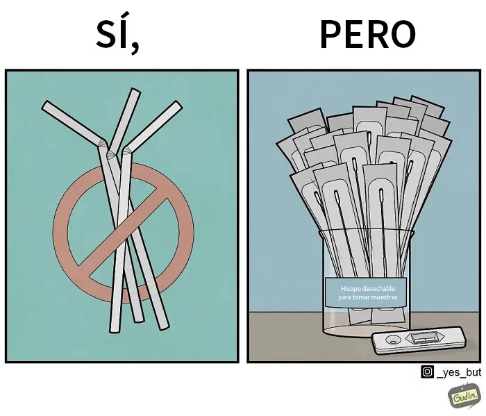 «Sí, pero»: Este artista dibuja cómics sarcásticos para mostrar divertidas contradicciones (15 imágenes nuevas)