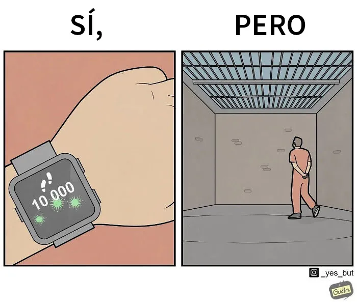 «Sí, pero»: Este artista dibuja cómics sarcásticos para mostrar divertidas contradicciones (15 imágenes nuevas)