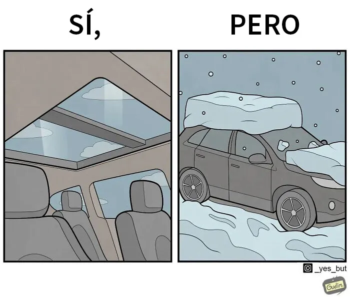 «Sí, pero»: Este artista dibuja cómics sarcásticos para mostrar divertidas contradicciones (15 imágenes nuevas)